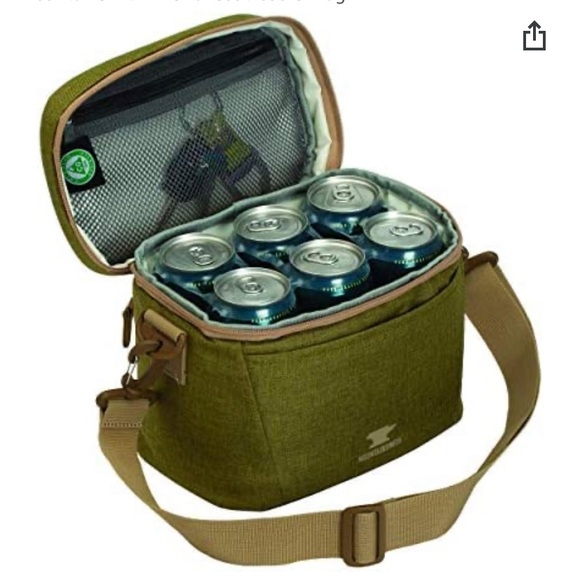 Mountain smith soft sided cooler. 13.5 x 7.5 x 4 inches - Picture 2 of 3
